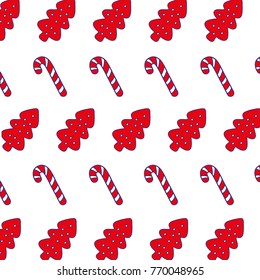 full color cookie and sweet walking stick background