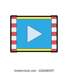 full color digital multimedia play video screen