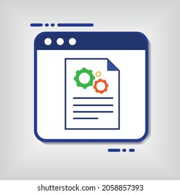full color file engineer dashboard icon