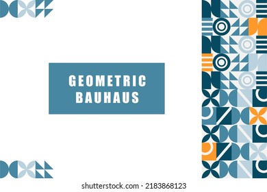 Full color flat geometric background