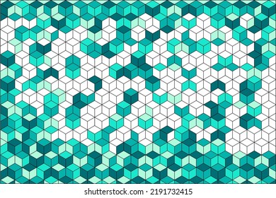 Vollfarbiger, flacher, geometrischer Hintergrund