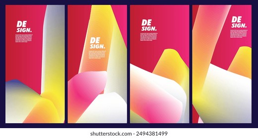 Fondo abstracto geométrico a todo color con un espacio Grande adecuado para las necesidades de Anuncio y embelleciendo las redes sociales y el Web