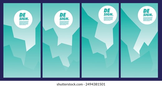 Full color geometric abstract background with a large space suitable for banner needs and beautifying social media and the web