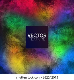 Full Color Grunge Texture Vector Background