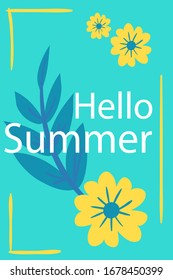 vector de verano de color completo