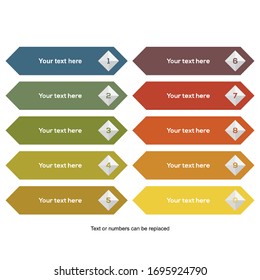 Full color hexagon banner icon for marker notes