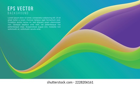 Full Color Line shape Background Abstract EPS Vector