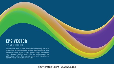 Full Color Line shape Background Abstract EPS Vector