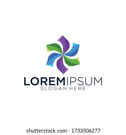 diseño de logotipo de color completo gráfico vectorial