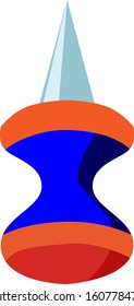 full COLOR PIN VECTOR FOR PAPER NOTE