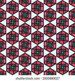 Full Color Seamless Pattern Background Vector