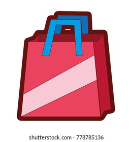 full color shopping bag object to custom shop