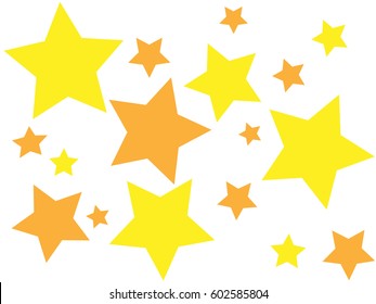 Full color star icons