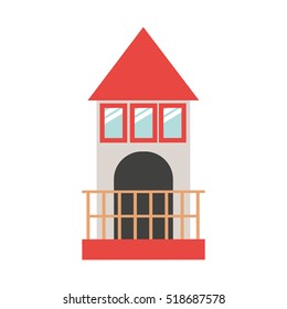 full color with Tower of Lighthouse last floor