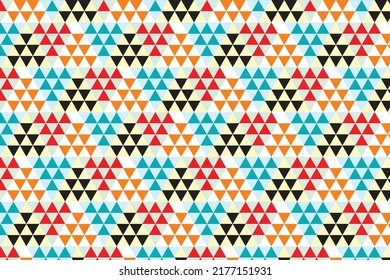 full color triangle pattern background