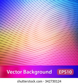 Full color vector background with moire effect