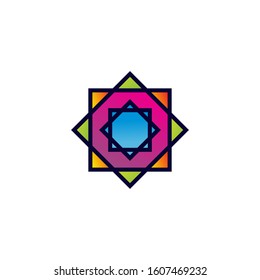 full color vector logo design box