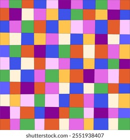 Full colours pattern backgrounds. Box. Art