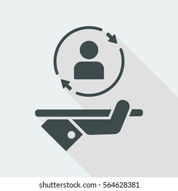 Full customized services - Vector web icon