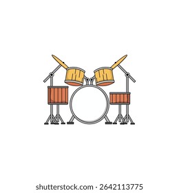 Full Drum Set for Stage Band