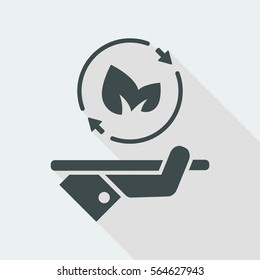 Full ecology services - Vector web icon