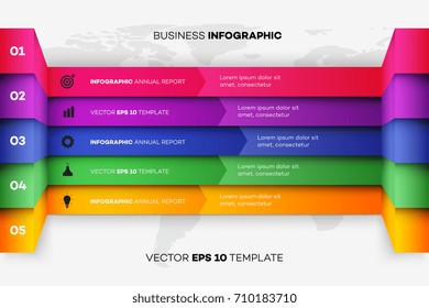 Full Editable Business Infographic. Vector Template And Mockup For Your Business Brochure Or Presentation Design.