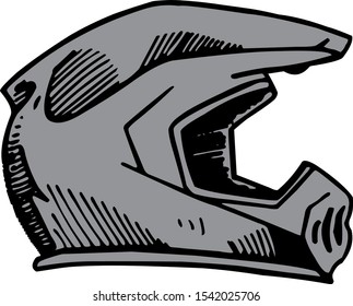 Full Face Helmet Stock Vectors, Images & Vector Art | Shutterstock