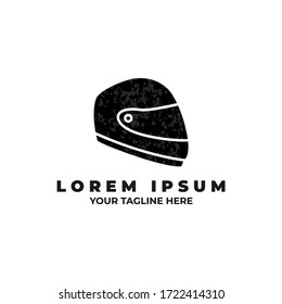 ilustración de diseño vectorial del logotipo de casco completo. icono, símbolo y plantilla