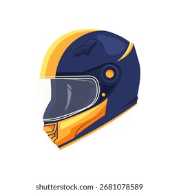 Full Face Helmet Side View for motorbike safety and style
