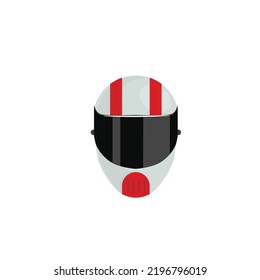 ein vollflächiger Helm, Vektorgrafik