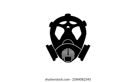 Full Face Respirator, Black Insulated Silhouette