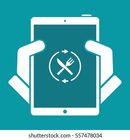 Full fooding services - Vector web icon