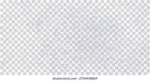 Textura grunge abstrata de quadro completo com ruído, aberração cromática sutil e distorção digital ou efeito de falha em um fundo transparente. Ilustração vetorial editável.