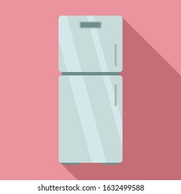 Full fridge icon. Flat illustration of full fridge vector icon for web design