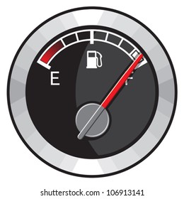 Full Gas Tank Stock Illustration 107491670