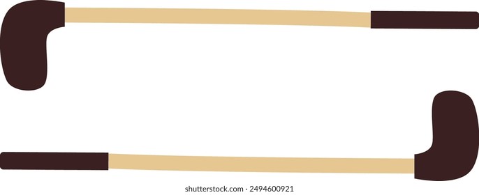 Full Golf sport activity set illustration