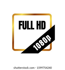 Full Hd Logo Symbol 1080p Sign Stock Vector (Royalty Free) 1599754240 ...