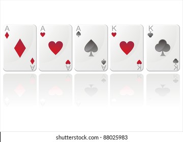 full house aces full of kings
