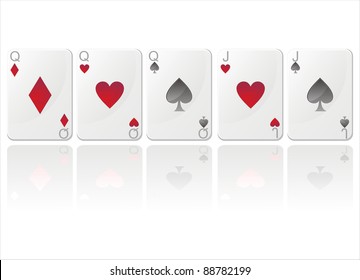 full house queens full of jacks