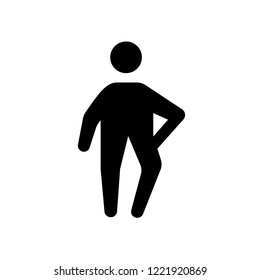full human icon. Trendy full human logo concept on white background from Feelings collection. Suitable for use on web apps, mobile apps and print media.