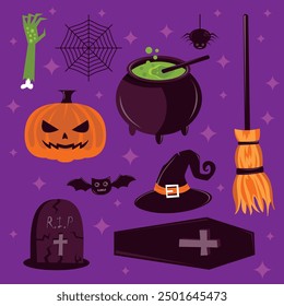 Full Illustration Set Halloween Ornament