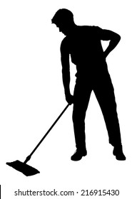 2,138 Sweeping cleaning silhouette Images, Stock Photos & Vectors ...