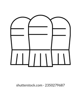 Vollmetalljacke-Kugel-Ikone Vektorgrafik. Vollmetallkugelschild. isoliertes Kontursymbol