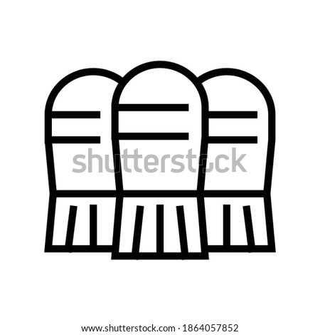 full metal jacket bullet line icon vector. full metal jacket bullet sign. isolated contour symbol black illustration