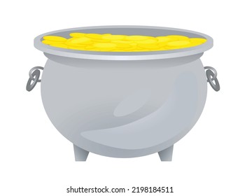 Bolsa de dinero completo. ilustración vectorial