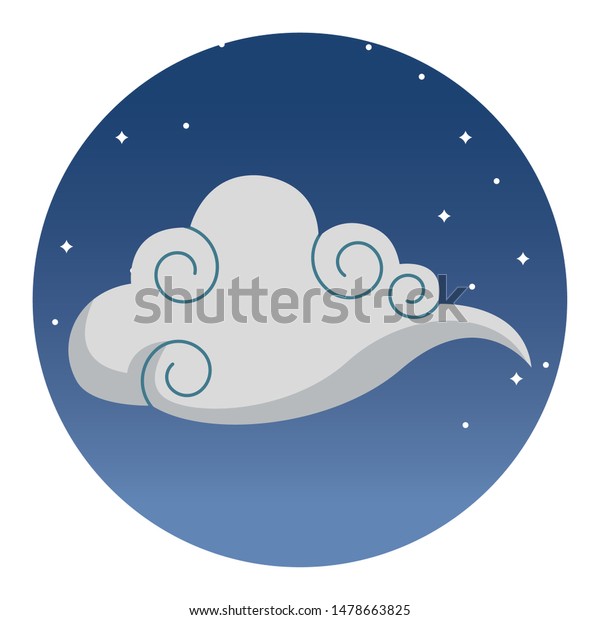 Full moon cartoon isolated\
symbol in the sky at nigh round icon ,vector illustration graphic\
design.