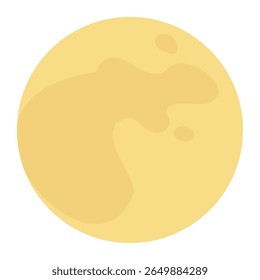 Lua cheia e conjunto de nuvens - Noite Sky Illustration Variações