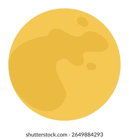 Lua cheia e conjunto de nuvens - Noite Sky Illustration Variações