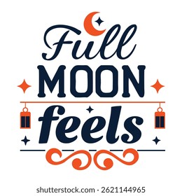 Full Moon Feels Festive Ramadan Illustration
