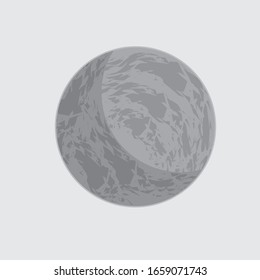 iconos de luna llena y media luna, ilustración del logotipo vectorial para el diseño